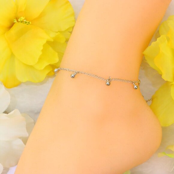 Minimalist Anklet, Sleek & Modern Design, Women’s Fashion, YC110205-A - Picture 4 of 10